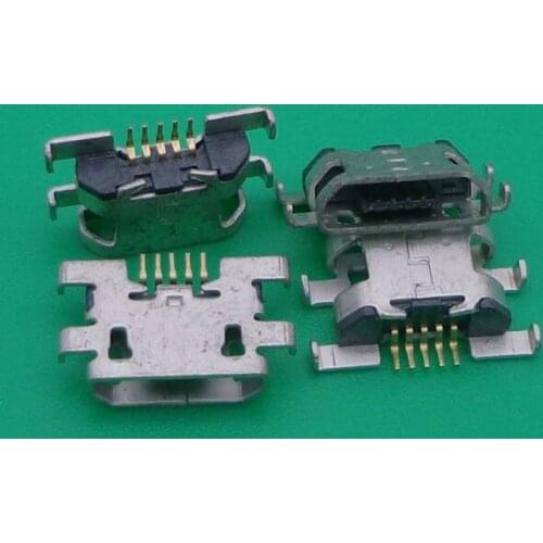 50pcs Micro USB 5Pin Jack Connector reverse socket Data charging port tail plug For Gionee GN5005 youmi 4S mobile phone Mini