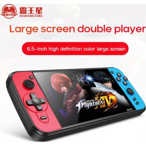 6.5 Inch Handheld Portable Game Console Dual Joystick 8GB Preloaded 5000 Games Support TV Out Camera Video Game Machine Newest