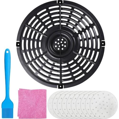 Air Fryer Accessories/Rack Grill Pan For 3.7 QT Upgraded NonStick Crisper Plate Electric Airfryer Inlay Sheet Dishwasher Safe