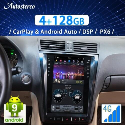 For Lexus GS GS300 GS320 GS450 GS350 2004-2011 Android 9 Tesla Radio Car Multimedia Player GPS Navigation Auto Stereo Head Unit