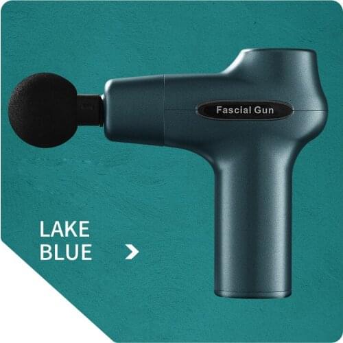 Mini Pocket Electric Muscle Massage Gun LCD Display Trainer Therapy Neck Pain Therapy Muscle Massager with 4 Heads Body Slimming