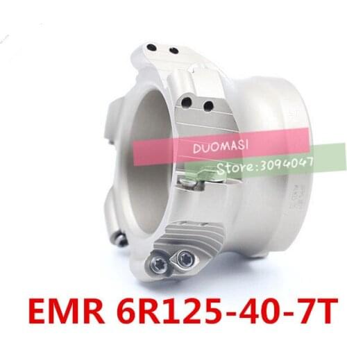 EMRW 6R-125-40-7T Face End Milling Cutter Indexable Flat Roughing Cutting ,CNC Milling Cutter