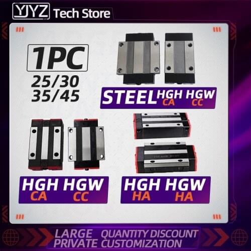 HGH15-45CA HGW15-45CC HGH20-35HA HGW20-35HA slider block match use HGR linear guide for linear rail CNC diy parts
