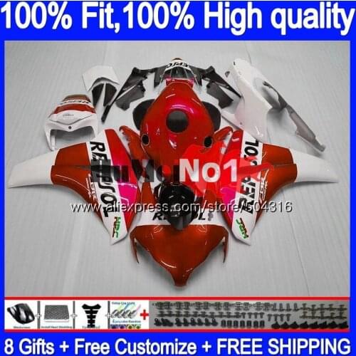 OEM Injection For HONDA CBR1000 CBR 1000 RR CC Repsol red 48MC.69 CBR 1000RR 2008 2009 2010 2011 CBR1000RR 08 09 10 11 Fairing