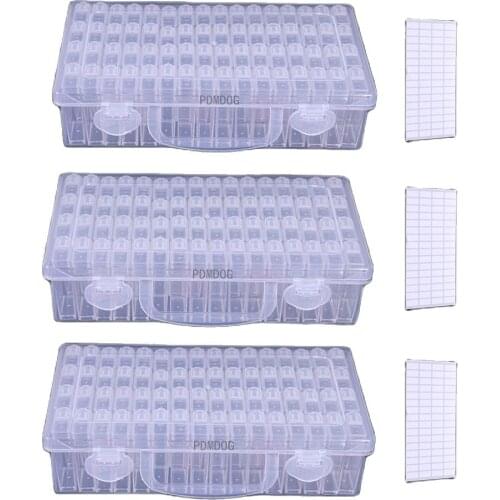 64/28 Grids 5d Diamond Painting Accessories Storage Box Diamond Painting Drill Storage Box Transparent Container
