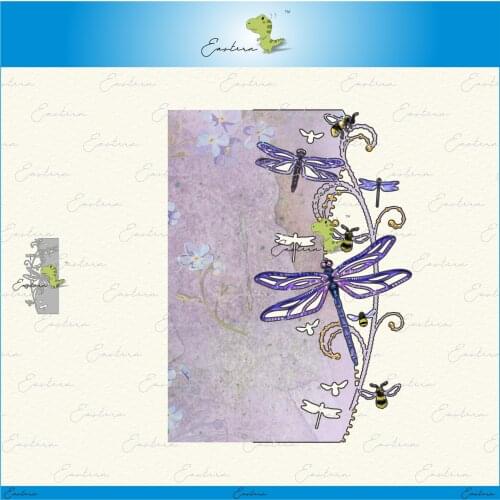 Dragonfly edge metal cutting dies 2021 new diy die molds Scrapbooking Paper Making die cuts crafts