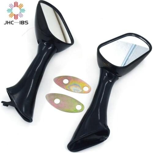 For Honda CBR600 F2 F3 CBR1000F VFR750F VFR800FI CBR VFR Motorcycle Rearview Mirrors Motorbike Black Side Mirrors
