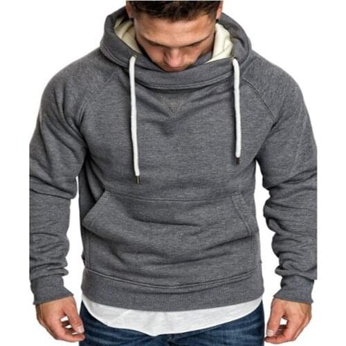 Sweatshirts Men Solid Color Hoodies Sweatshirt TopsHot 2020 Spring Autumn Fashion Brand Mens Hoodies Male Casual Hoodies