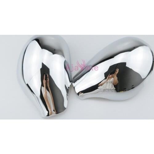 For Peugeot 206 CITROEN C2 Chrome Side Wing Mirror Cover Rear View Overlay Trim Frame Panel Chrome Car Styling Accessories