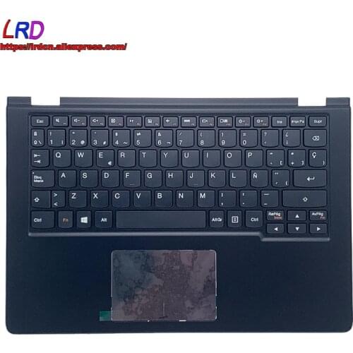 New Original C Cover Upper Case Palmrest with ES Spanish Keyboard and Touchpad for Lenovo Yoga2 11 Laptop 90205000