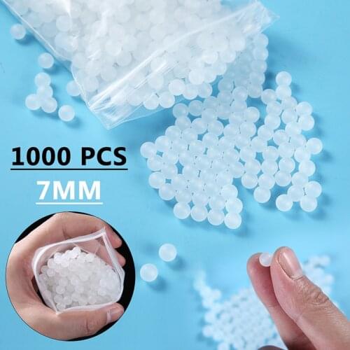 Newest 7mm 1000pcs PP Plastic Solid Balls Set Multi Purpose Hardware Bearings Tool Parts For Drawer Slides/Precision Bearings