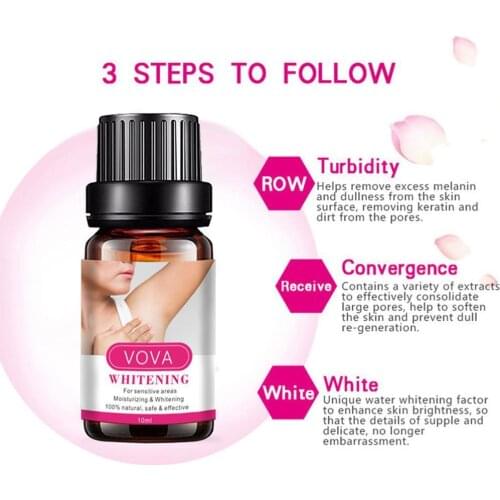 Armpit Whitening Oil Skin Lightening Bleaching Cream Underarm Dark Skin Legs Knees Whitening Intimate Body Nursing Essential Oil