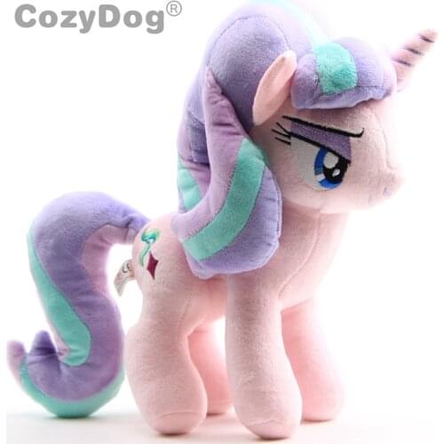 30 cm Purple Unicorn Horse Plush Toys Sleeping Pillow Doll Peluche New Arrivals Women Kids Birthday Gift Wedding Decoration