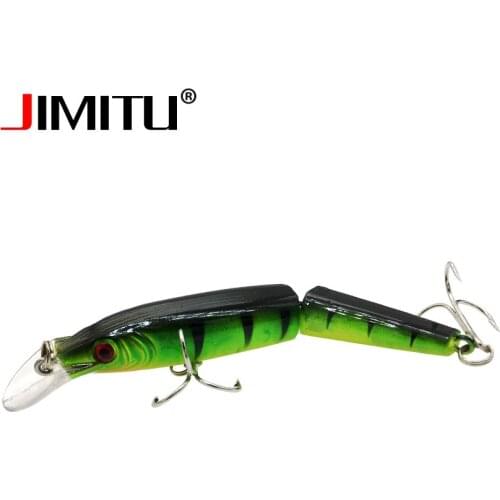 JIMITU Jointed minnow fishing lure 105mm 9g wobbler spinner Artificial hard bait trout carpfishing sahte yemler savage gear fish