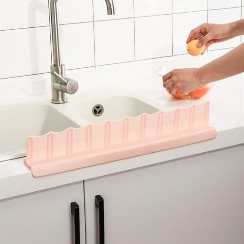 Suction Cup Kitchen Sink Flap Creative Household Supplies Pool Splash-proof Board Water Barrier Sink Waterproof Baffle Tools