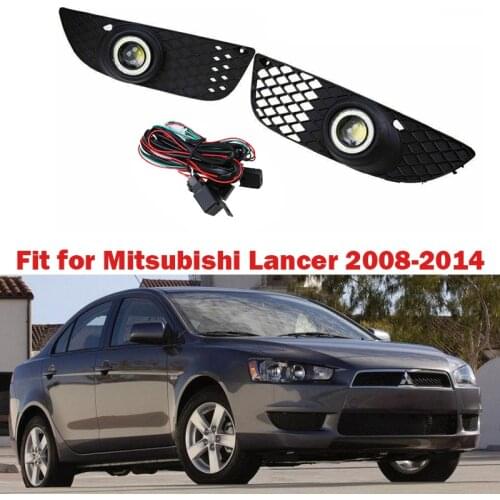 Fog Light Assembly Front Bumper Lamp Fit For Mitsubishi Lancer 2008 2009 2010 2011 2012 2013 2014 ,Car Accessories