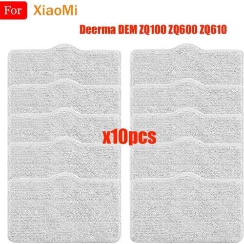Mop Cleaning Pads For XiaoMi Deerma DEM ZQ100 ZQ600 ZQ610 Handhold Steam Vacuum Cleaner Mop Cloth Rag Replacement Accessories