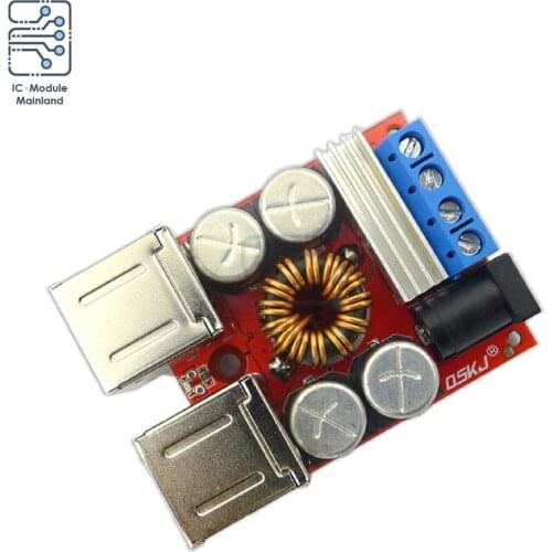 DC-DC 8V 35V To 5V Car Charging Board 10A Phone Step Down Buck Converter Power Supply Module 4 Port USB Voltage Regulator
