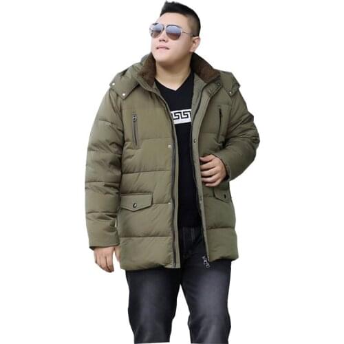 2017 New Winter Park Cotton jacket Mens Warm Coat Fashion Casual jacket Thick Mens Coat Increase size XL-10XL for 170kg men