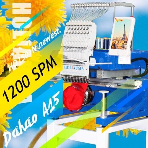 10 Years Service!!!High Speed Serve Motor 1 Head 15 Needle Similar Brother/Swf Pe800 Embroidery Machine Prices