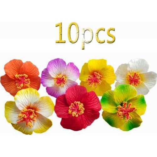 10pcs/set flowers Christmas Hawaii Summer party DIY decorations Artificial flowers Hula girls favor hair decoration flower