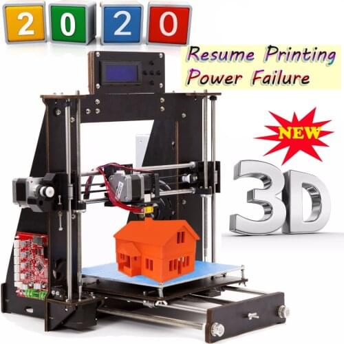 3D Printer Prusa i3 Reprap MK8 MK2A LCD Screen Imprimante impresora 3d Drucker Power Failure Resume Printing