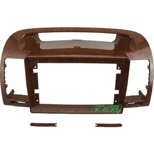 9 inch Fasxia Car Audio Frame Car Radio Fascia,gps navigation fascia panel is suitable for 2000-2003 TOYOTA CAMRY WOODEN