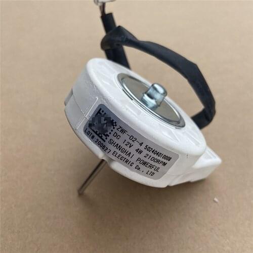 DC 12V 4W 2100RPM Fan Motor ZWF-02-4 50240401000Q for Midea Refrigerator Accessories Replacement Part