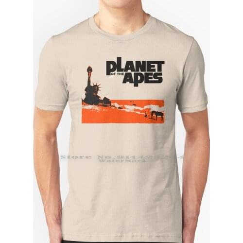 Planet Of The Apes Shirt , Sticker , Mask T Shirt 100% Pure Cotton Planet Apes Statue Liberty Movie Logo Creative Trending