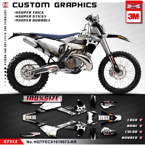 KUNGFU GRAPHICS Motocross Stickers Vinyl Wrap for TE FE TX FX FS TC FC 125 150 250 300 350 450 501 2016 2017 2018 2019