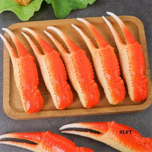 Simulation food store shop decoration display props artificial fake burgers fried Chicken nugget Wings Drumsticks crab claws