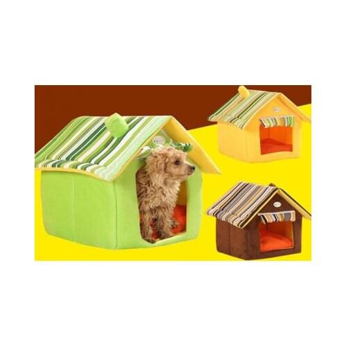 Soft Pet House Detachable And Washable Four Seasons Universal Enclosed Warm House Kennel Cat Litter Medium And Small Dogs