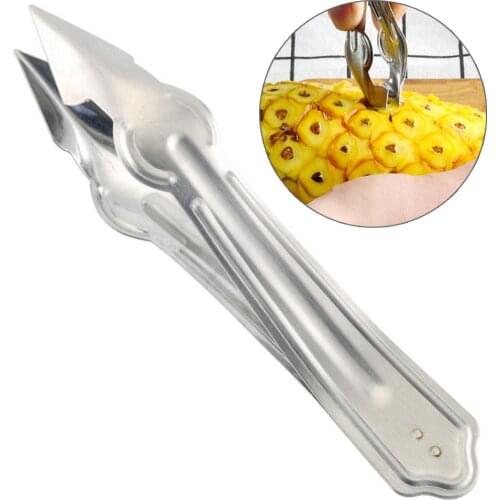 Stainless Steel Pineapple Knife To Eye Device Tool Fruit Leaf Stem Removal Gadget Strawberry Shelling Machine Slicer Kitchen Too
