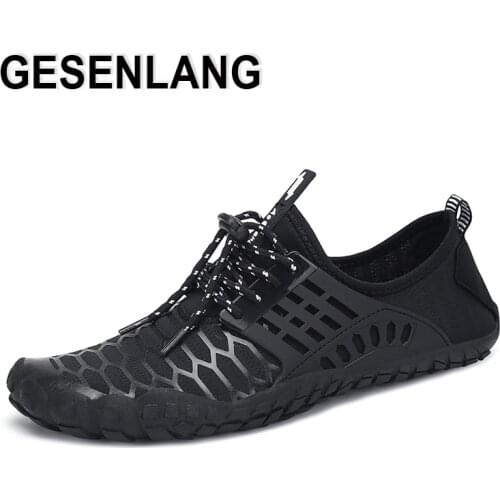 Mens Five Fingers Water Shoes Big Size Summer Breathable Quick Drying Swimming Outdoor Sports Beach Walking Barefoot Aqua Shoes