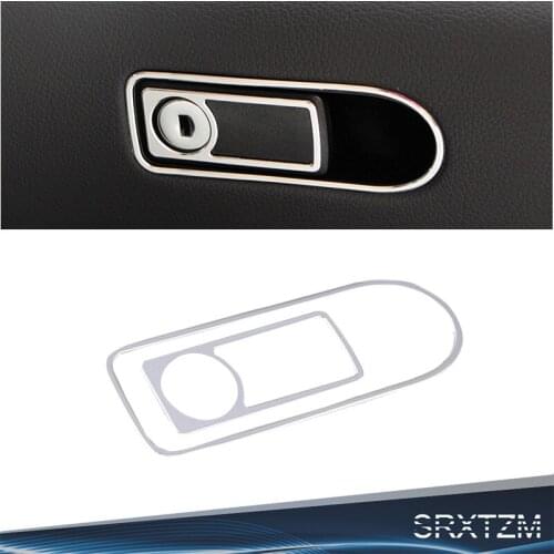 Car Styling Interior Toolbox Handle Sticker Trim Frame Cover Sequins For Mercedes Benz C Class W205 GLC X253 Accessories