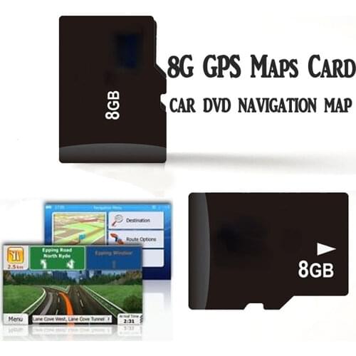 Universal 8GB World Map Card For GPS Navigator/MP5 Player Europe Map/Australia Map/North America Map/Southeast Asia Map TF Card
