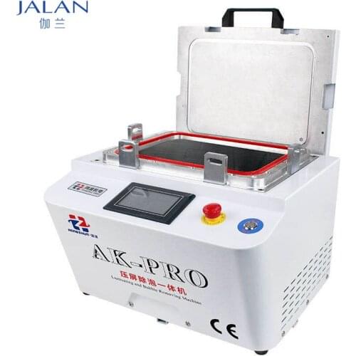 AK Pro vacuum automatic laminating machine air bag for iphone for samsung LCD glass frame OCA laminating no bubble back