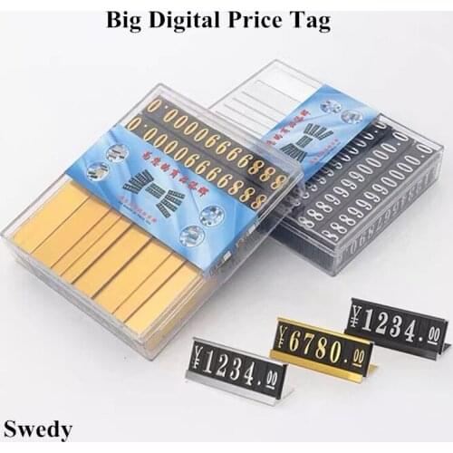 20 Sets High Quality Price Cube Tag Adjustable Counter Stand Label Metal Sale Assembly Number Price Display Stand