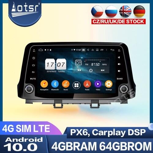 4G LTE Android Radio Multimedia For Hyundai Kona 2017 2018 PX6 Car DVD Player GPS Navigation Screeen Auto Audio Stereo Head Unit