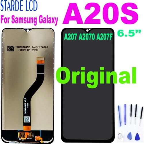 6.5" Original LCD For Samsung Galaxy A20S A207 A2070 A207F LCD Display Touch Screen Digitizer Assembly Replacement For A20S