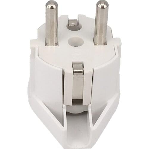 AC Power Adapter Socket 16A 250V Connector Cable Electrical Plug White Black Male Converter Adaptor Detachable Plug