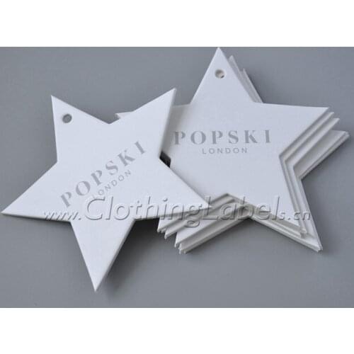 Clothing hang tags, labels for clothing garment, luxury hang tag, paper hang tag, low moq