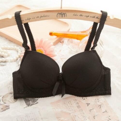 Sexy Bras For Women Big Size Women Lace Sexy Push Up Bras Silicone Women Double Push Up Bra Lace Underwear Silicone Gather Bras