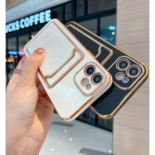Electroplating Mobile Phone Case For iPhone 11 12 Pro Max SE 2020 6 6s 7 8 Plus Shockproof Protective Cover For iPhone 11 12 Pro