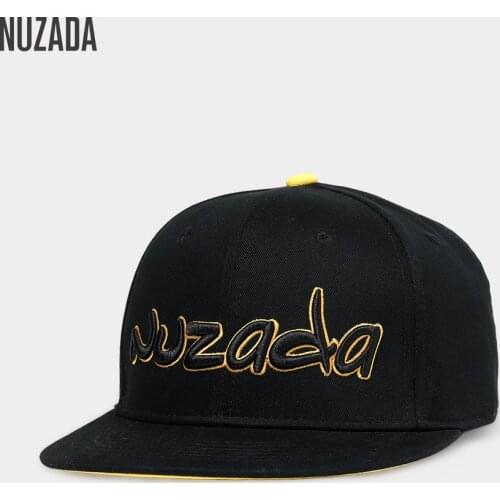 NUZADA Three Dimensional Embroidery Men Women Hip Hop Cap High Quality Iinternal Double Layer Spring Summer Couple Caps Cotton