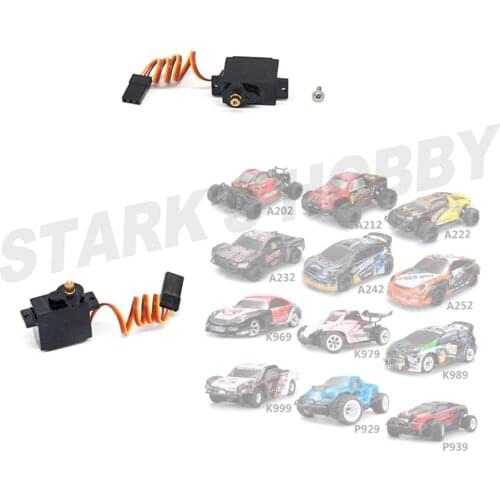 Metal Gear Servo 5g K989-58 Wltoys Upgrade Steering Servo for Mini-Q WLtoys 1:24 K969 K979 K999 A202 A242 A252 1:28 Car