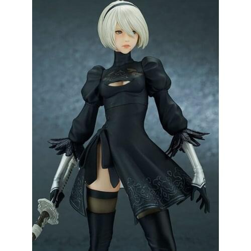 GK Resin Figure Kit Unpainted NieR Automata 2B (YoRHa No.2 Type B) DX Ver. Self-Assembled Model Kit Colorless Anime Figure