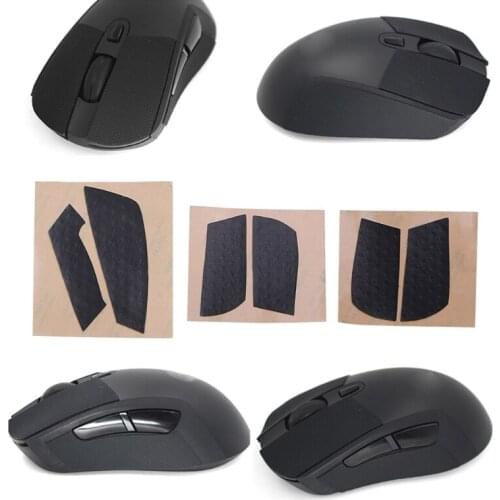 Gaming Mouse Anti-Slip Grip Tape Sweat Resistant Tape Pads Mouse Side Moisture Wicking Stickers Side Grips 5.12x3.94"