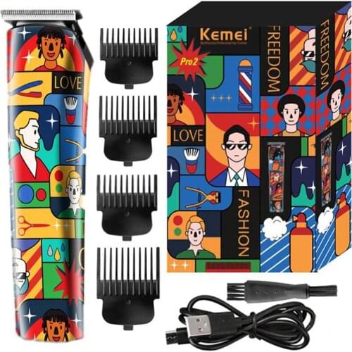 Kemei 5017H professional barber electric hair trimmer beard hair clipper for men rechargeable hair cutting machine powerful