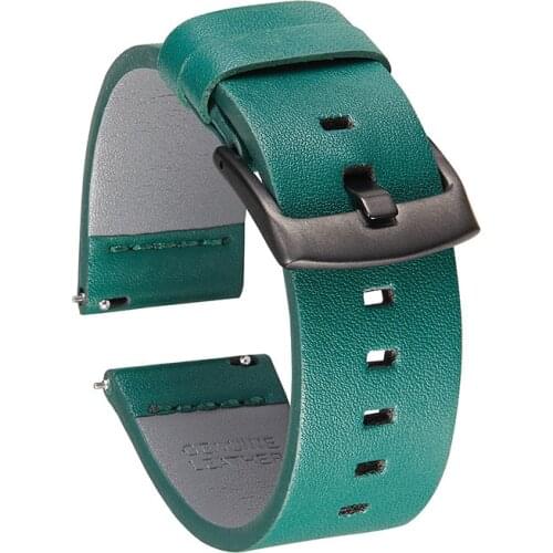 Genuine Leather Watchbands 22mm for Samsung Galaxy Gear S3 Huami amazfit Huawei GT 2E Honor GS Pro Watch Strap Leather Bracelet